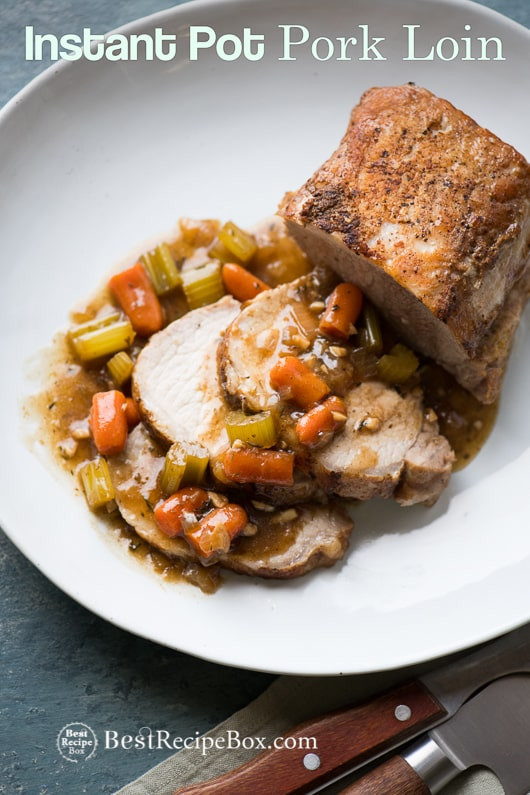 Instant Pot Pork Loin Roast Recipe
 Instant Pot Pork Roast with Ve ables and Gravy in