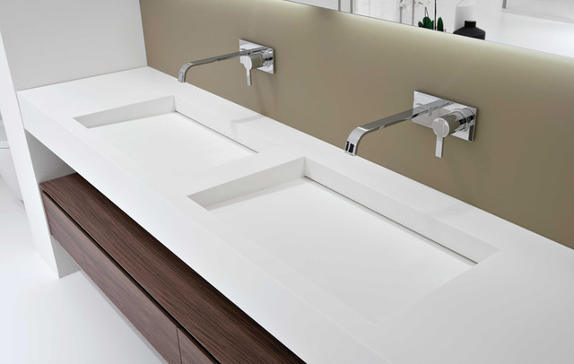 Integrated Bathroom Sink
 MYSLOT integrated sink Modern Bathroom Sinks miami