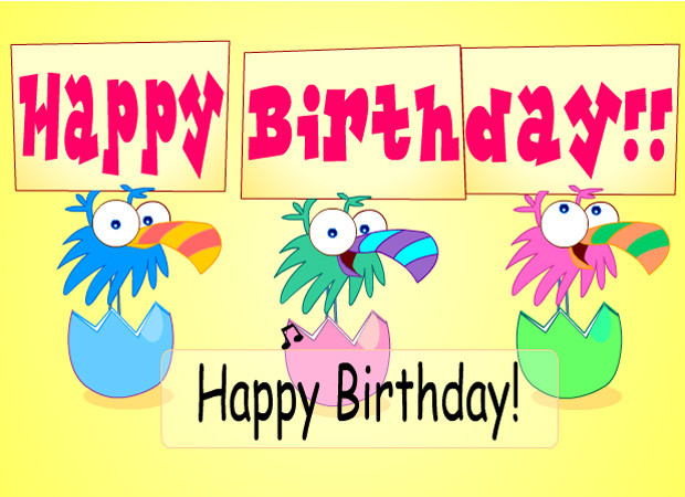 Interactive Birthday Cards
 eCards Birthday Birds