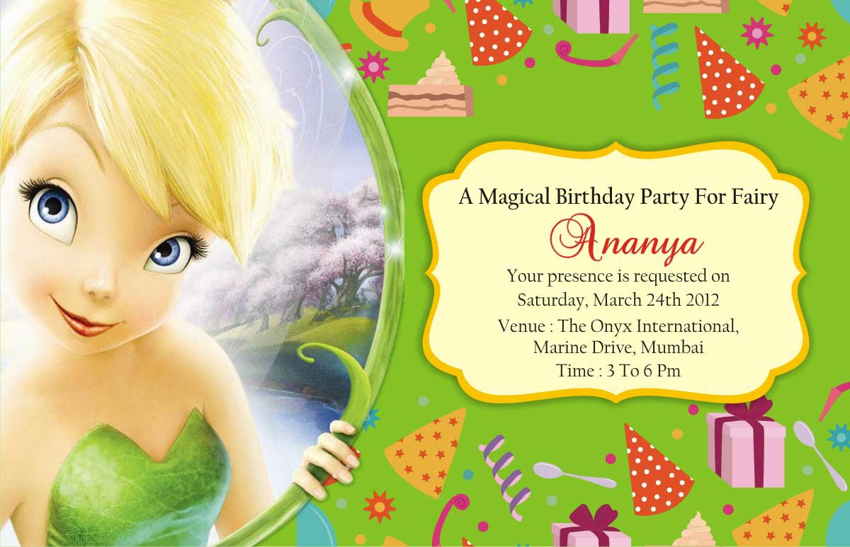 Invitation Cards For Birthday Party
 Birthday Party Invitation Card Invite Personalised Return
