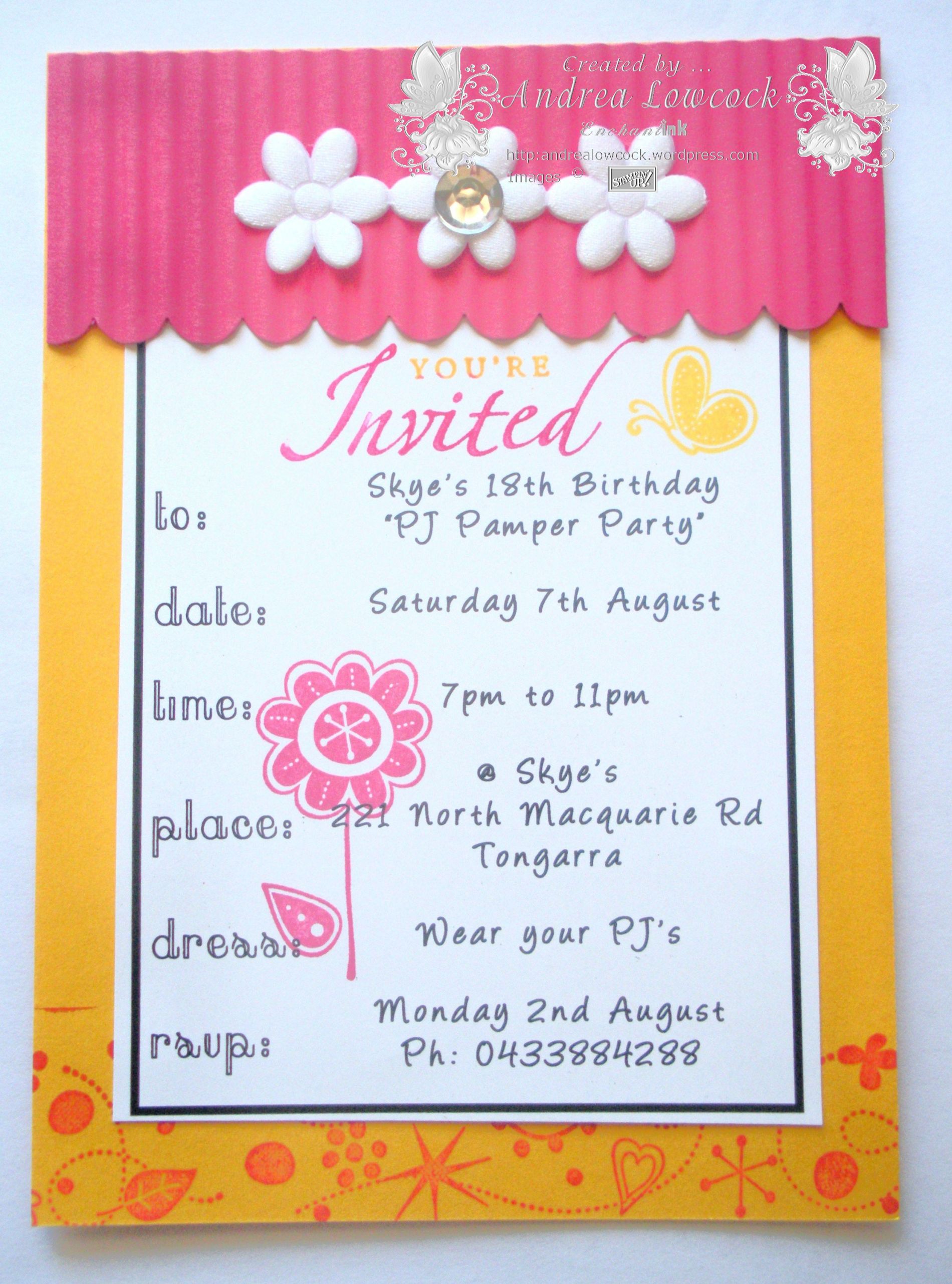 Invitation Cards For Birthday Party
 18th Birthday Invitations
