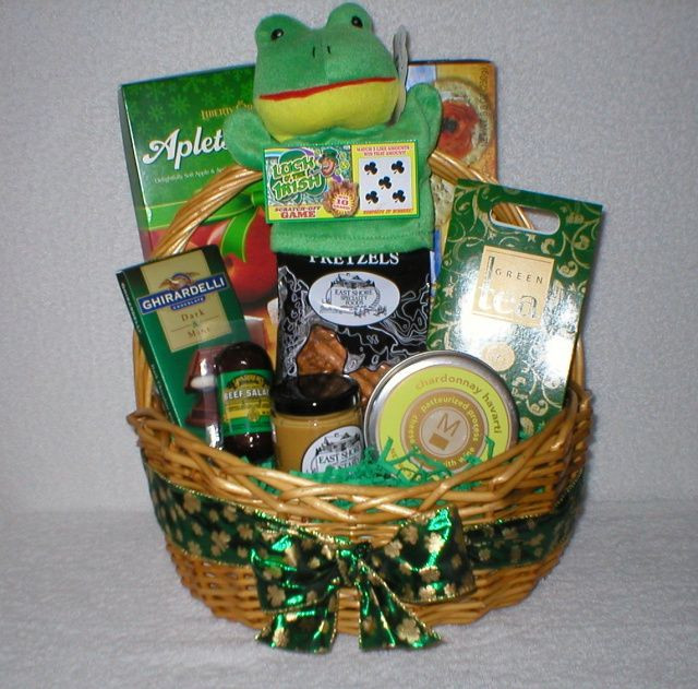 Irish Gift Basket Ideas
 St Paddy s Snack Basket St Patrick s Day