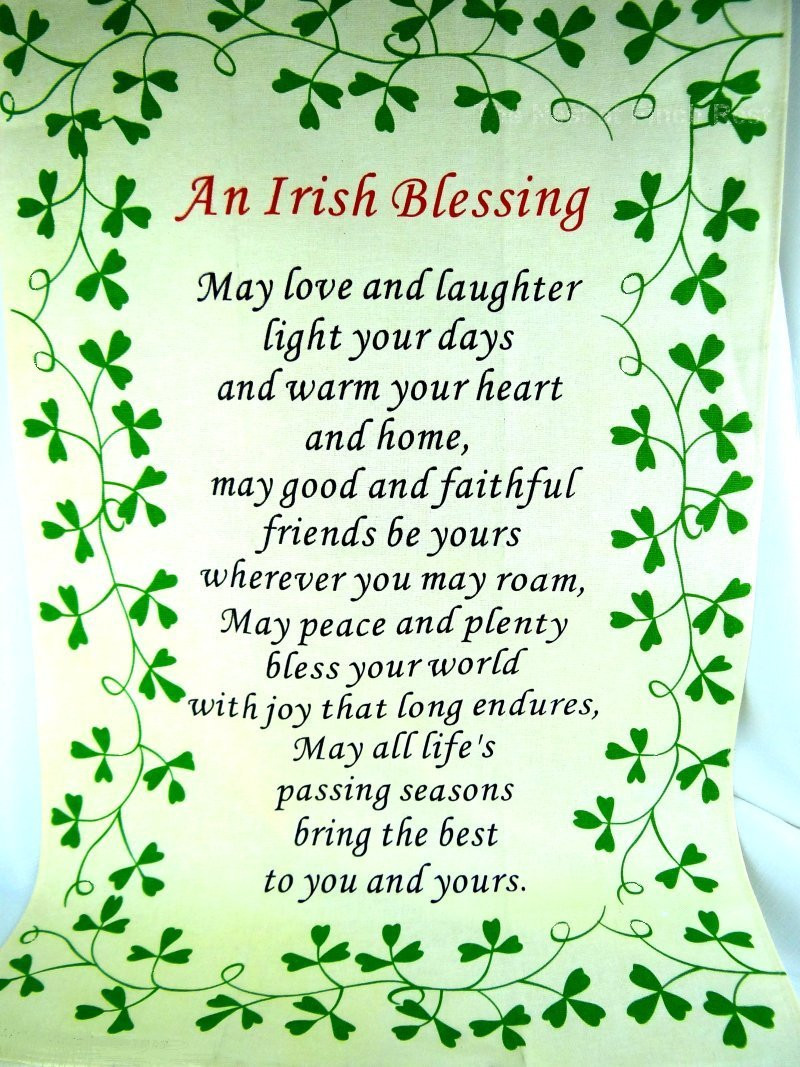 Irish Thanksgiving Quotes
 Nubia group Inspiration Sharing Irish Blessings from