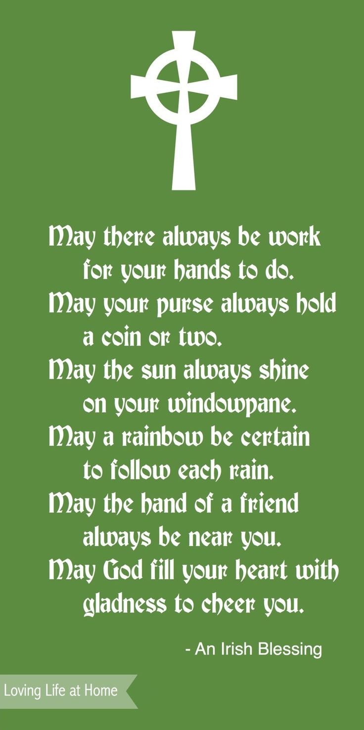 Irish Thanksgiving Quotes
 An Irish Blessing s and for