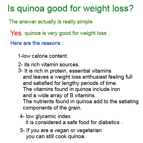 Is Quinoa Good For Weight Loss
 Is quinoa good for weight loss weight loss with quinoa