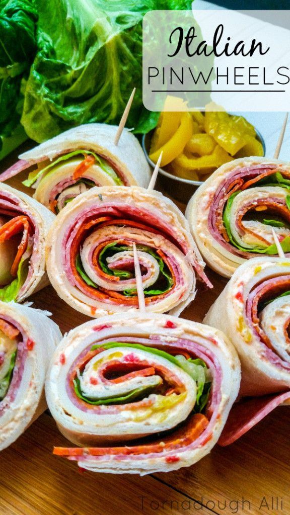 Italian Appetizers For Party
 Italian Pinwheels Recipe