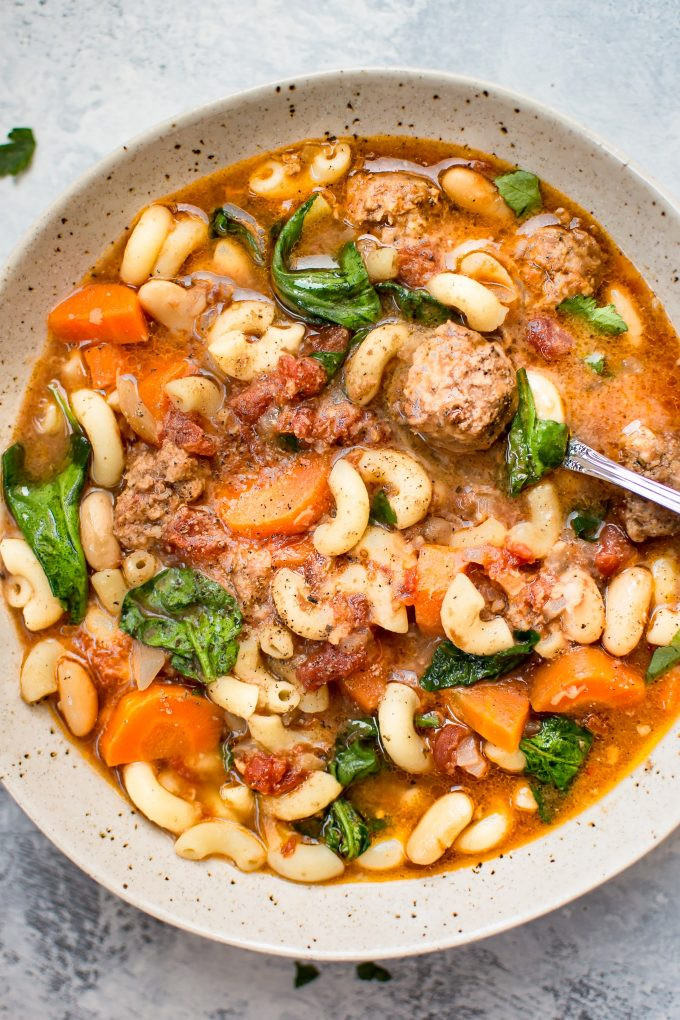 Italian Crock Pot Recipes
 Crockpot Italian Sausage Soup • Salt & Lavender