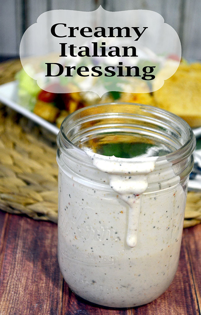 Italian Dressing Recipes
 Dinner in no time Creamy Italian Dressing Recipe Pink