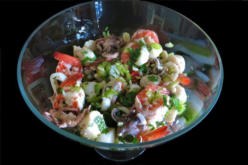 Italian Marinated Seafood Salad Recipes
 Marinated Poached Italian Seafood Salad Insalata Frutti