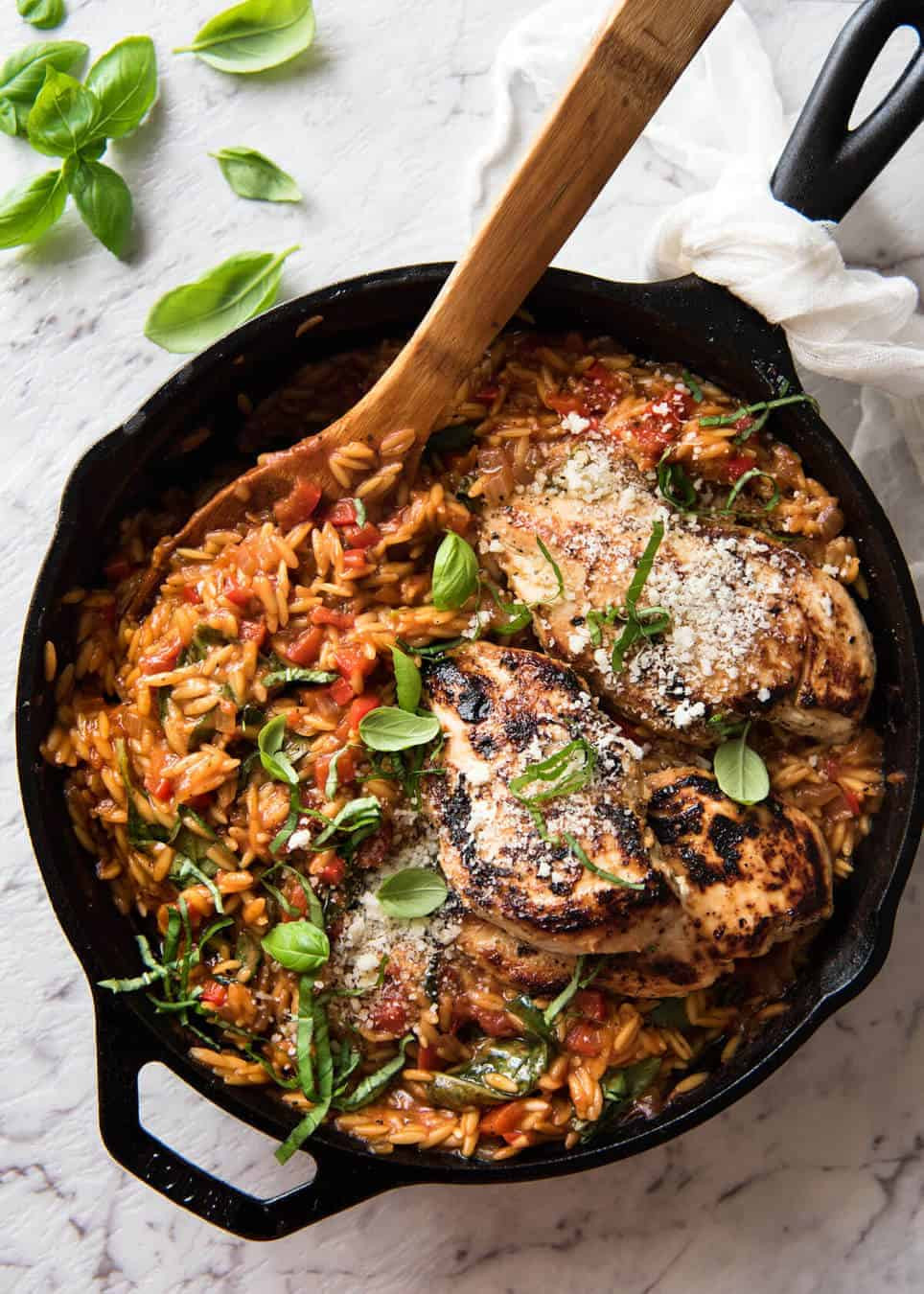 Italian Recipes With Chicken
 e Pot Italian Chicken & Orzo Risoni Pasta