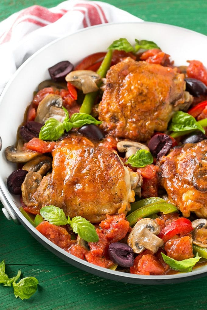 Italian Recipes With Chicken
 Italian Chicken Cacciatore Dinner at the Zoo