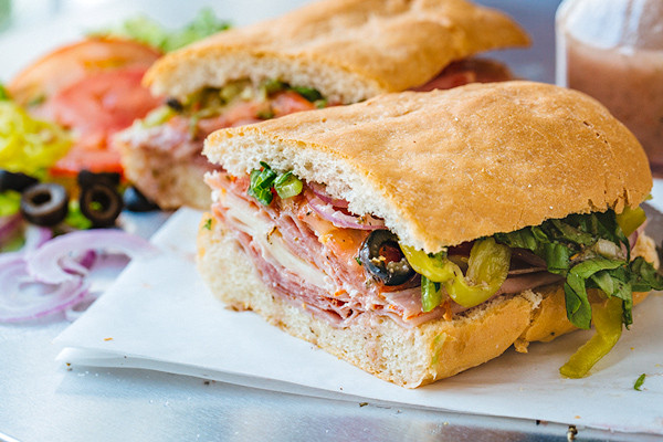 Italian Sandwich Recipes
 Classic Italian Sub Sandwich with a Red Wine Vinaigrette