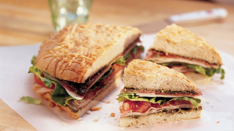 Italian Sandwich Recipes
 Layered Italian Sandwich Recipe BettyCrocker