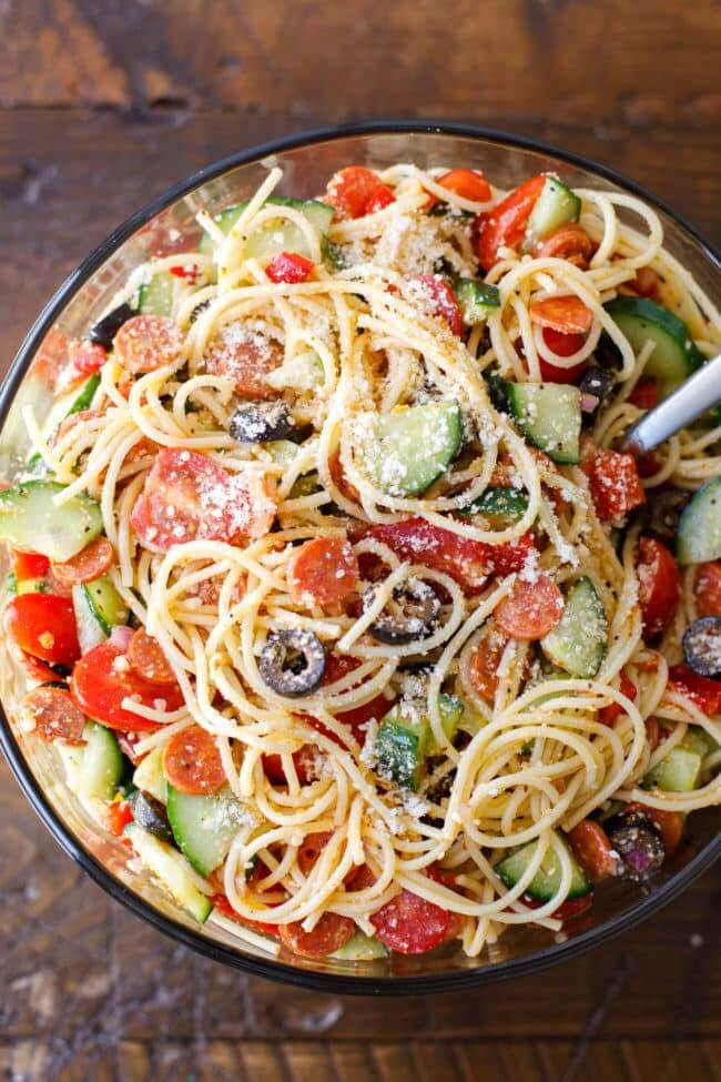 Italian Spaghetti Recipe
 Party Summer Salads To Amaze Your Guests – Easy and