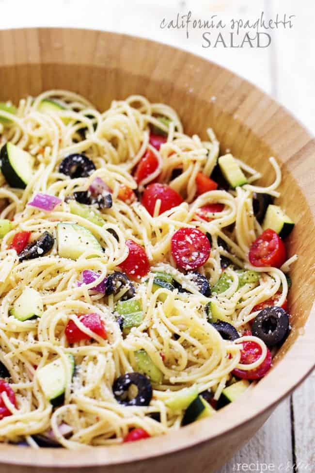 Italian Spaghetti Recipe
 California Spaghetti Salad