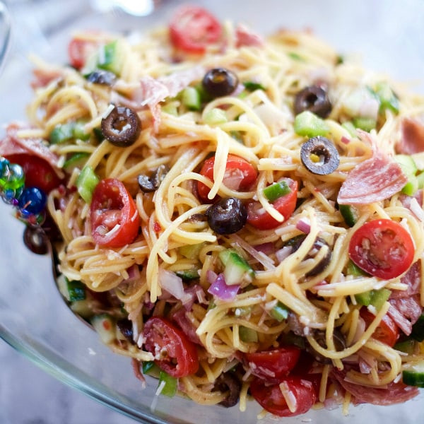 Italian Spaghetti Recipe
 Summer Italian Spaghetti Salad Recipe Reluctant Entertainer