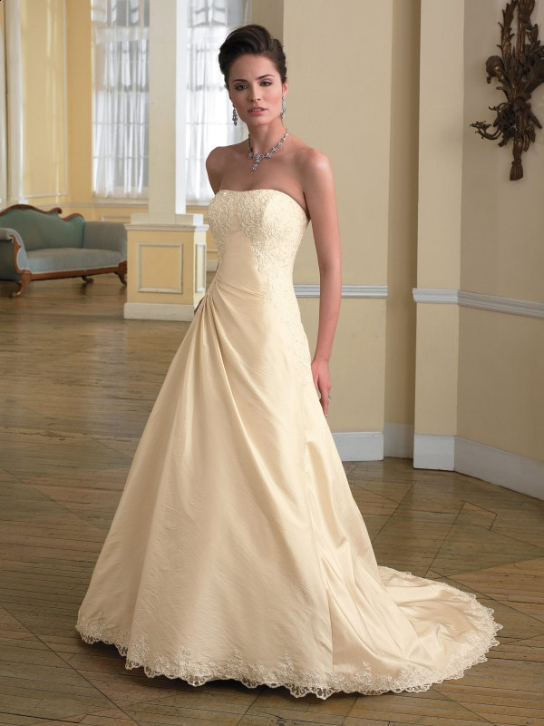 Ivory Colored Wedding Dresses
 Champagne Colored Wedding Dress