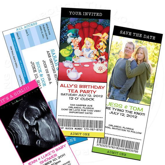 Jack And Jill Bachelor Bachelorette Party Ideas
 You can Print Custom Ticket birthday sports jack and jill