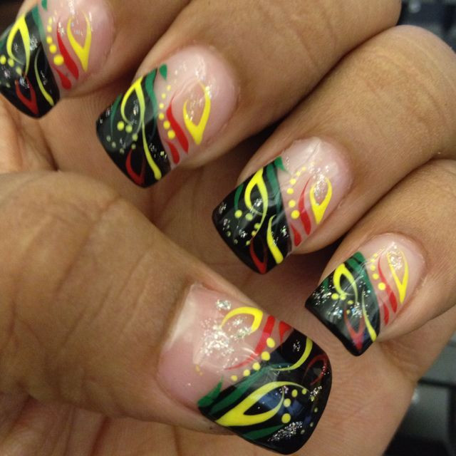 Jamaica Nail Designs
 My Jamaica Nails My Style Pinterest