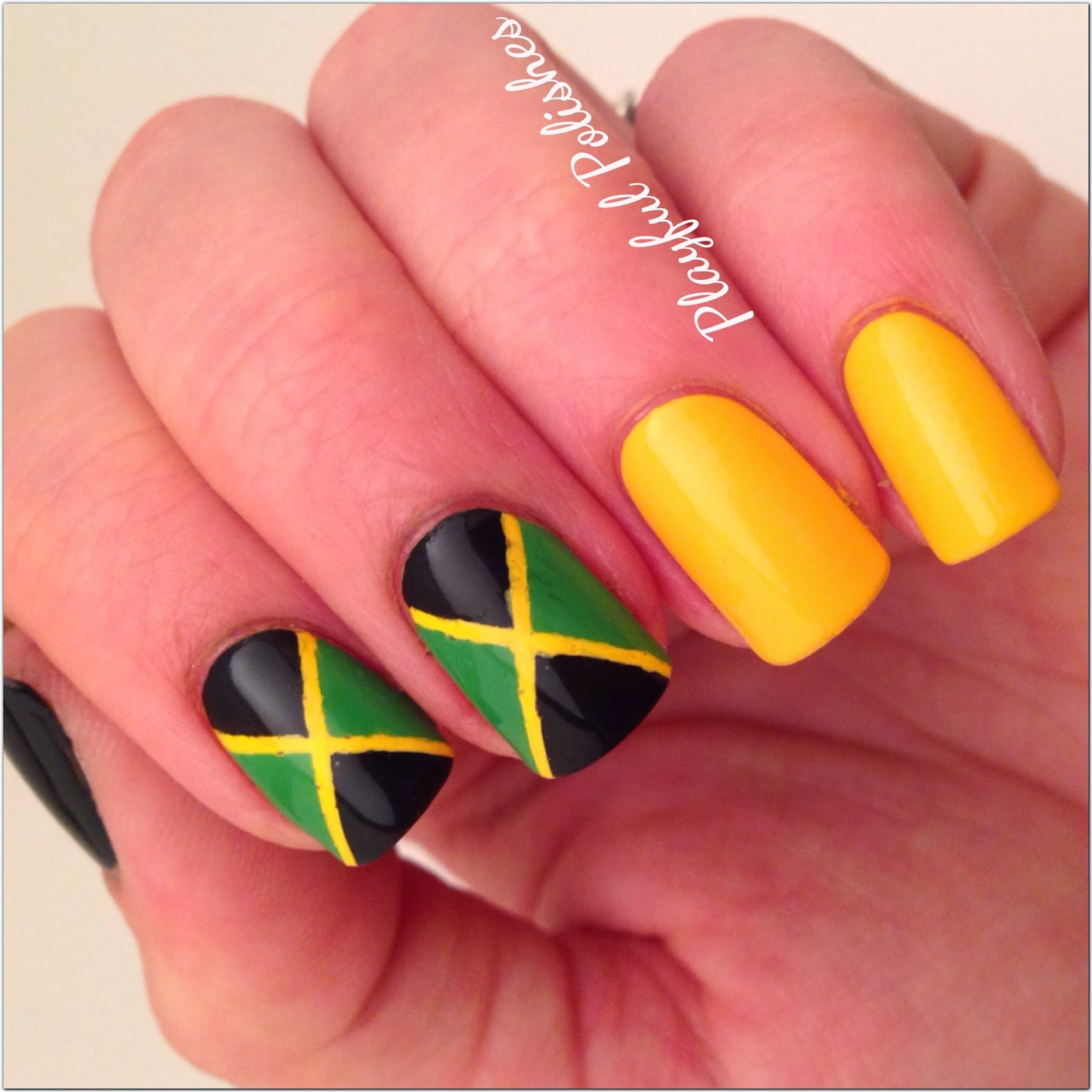 Jamaican Nail Designs
 Playful Polishes 31 DAY NAIL ART CHALLENGE INSPIRED BY A