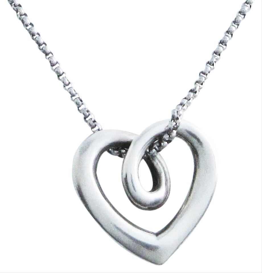 James Avery Heart Necklace
 James Avery Silver Heart Strings Sterling Pendant Necklace