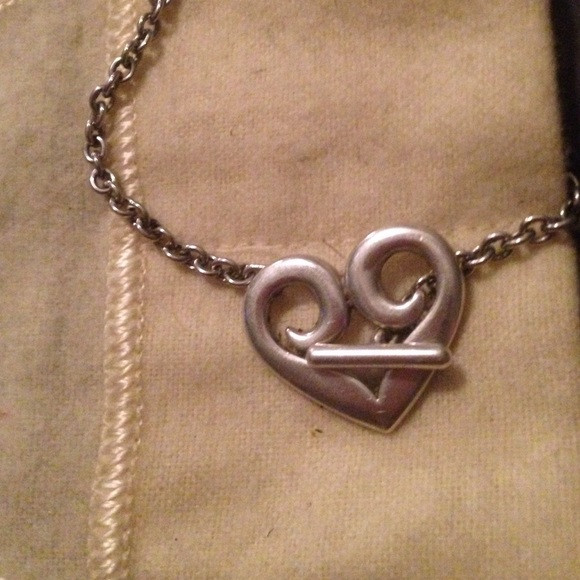 James Avery Heart Necklace
 James Avery Jewelry Heart Toggle Necklace