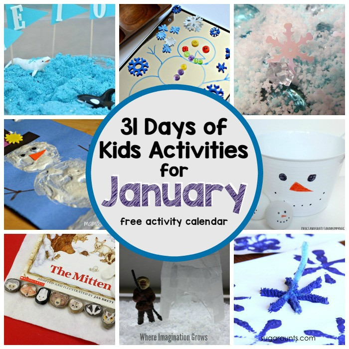January Craft For Toddlers
 31 Days of Kids Activities for January Free Winter