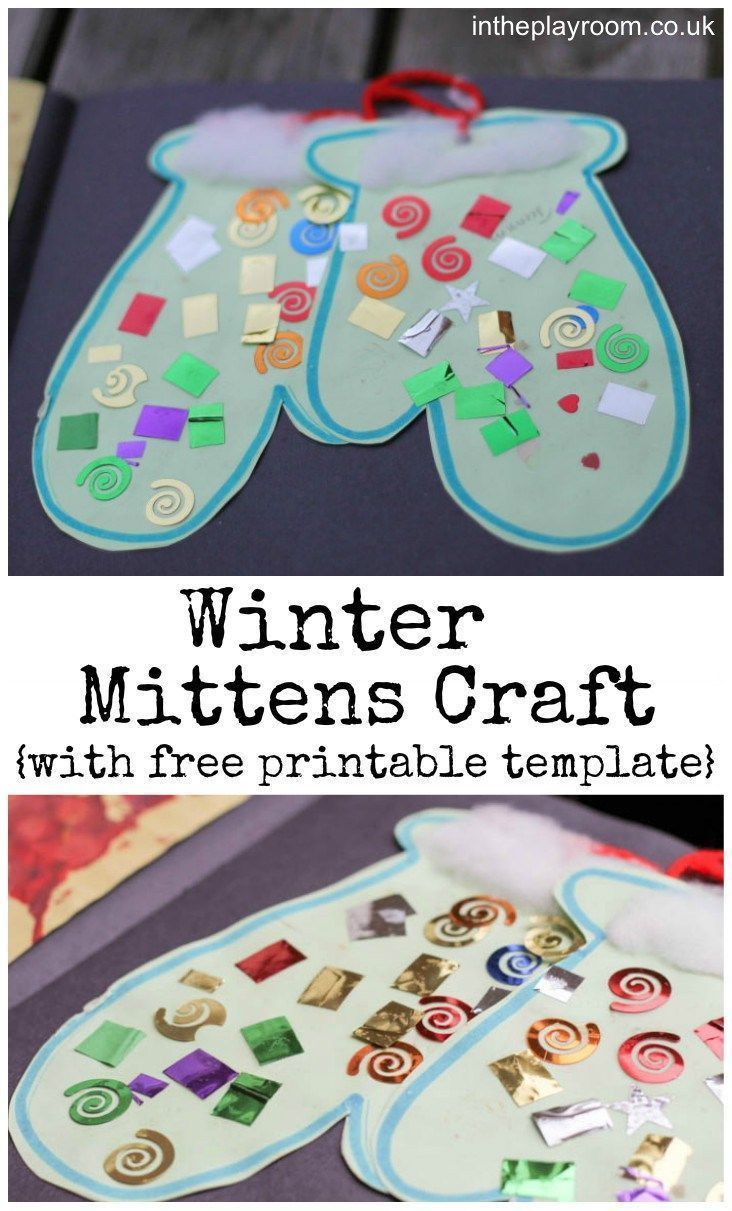 January Craft For Toddlers
 Winter Mittens Craft Crafts for Kiddos
