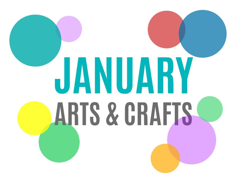 January Kids Crafts
 Seasonal Arts and Crafts for the Month of January January