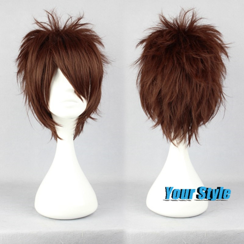 Japanese Anime Hairstyle
 Aliexpress Buy 30cm Short Light Brown Wig Layered