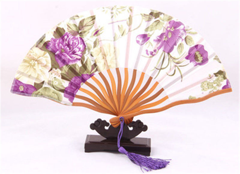 Japanese Wedding Gifts
 Chinese Japanese Bamboo Silk Folding HAND FAN Wedding