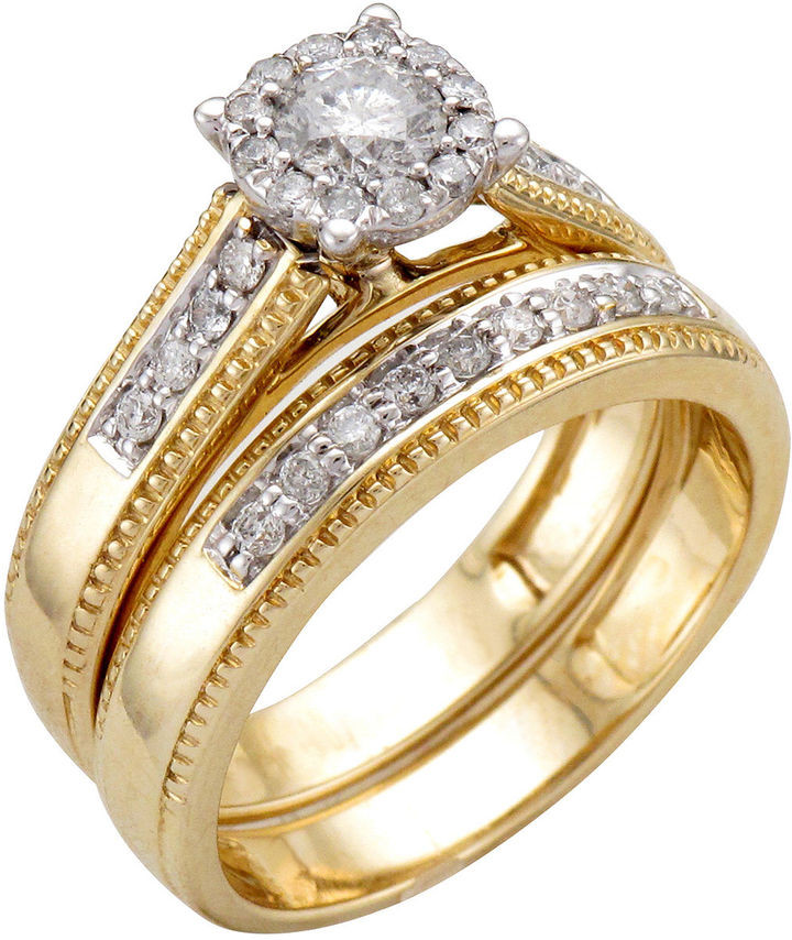 Jcpenney Diamond Engagement Rings
 JCPenney MODERN BRIDE 5 8 CT T W Diamond 14K Two Tone