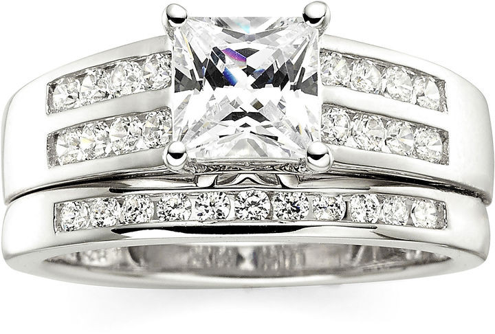 Jcpenney Wedding Ring Sets
 JCPenney FINE JEWELRY DiamonArt Princess Cut Cubic