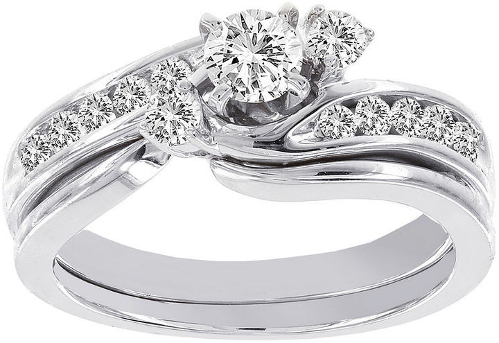 Jcpenney Wedding Ring Sets
 JCPenney MODERN BRIDE Lumastar 3 4 CT T W Diamond 14K