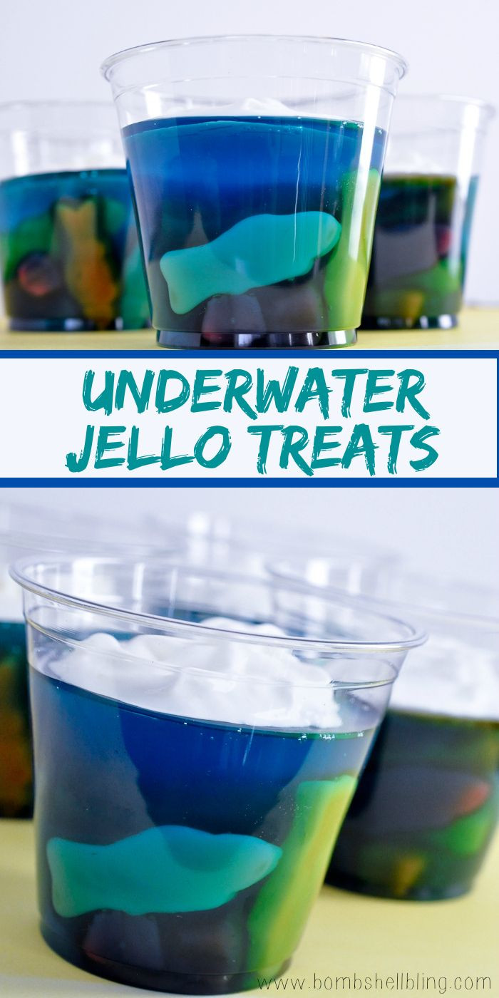 Jello Recipes For Kids
 Underwater Jello Treats Fun recipe idea to make with