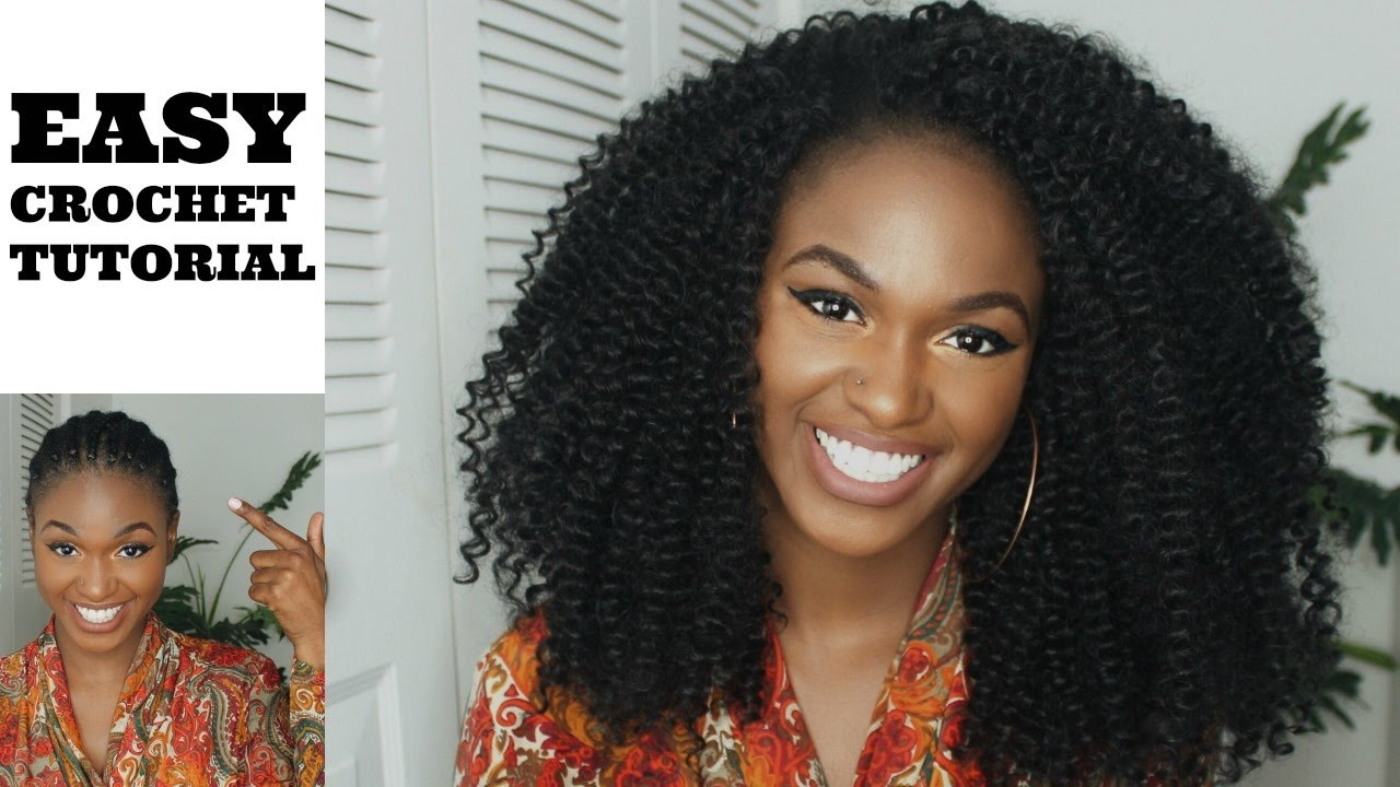 Jerry Curl Crochet Hairstyles
 SUPER EASY NATURAL CROCHET BRAID TUTORIAL PERUVIAN JERRY