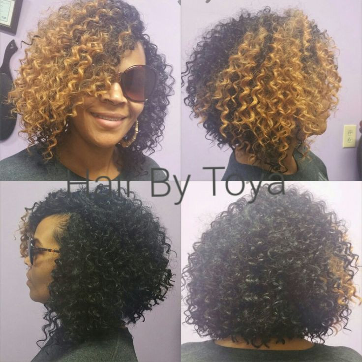 Jerry Curl Crochet Hairstyles
 Model Model Jerry Curl quick weave bob ☆