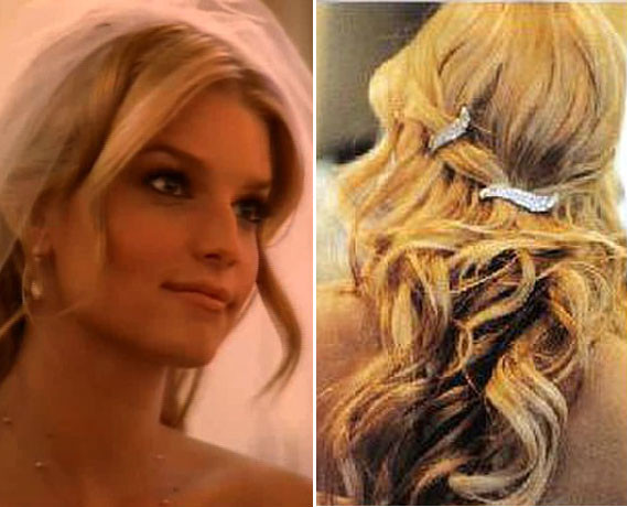 Jessica Simpson Wedding Hairstyle
 Estilo Moda Wedding Blog Bespoke Bridal Fashion for the