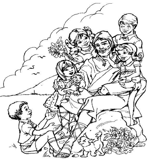 Jesus Loves The Children Coloring Pages
 Jesus Loves The Little Children Coloring Pages Coloring Home
