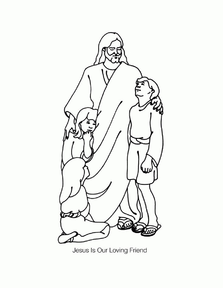 Jesus Loves The Children Coloring Pages
 Jesus Loves Everyone Coloring Page Coloring Home