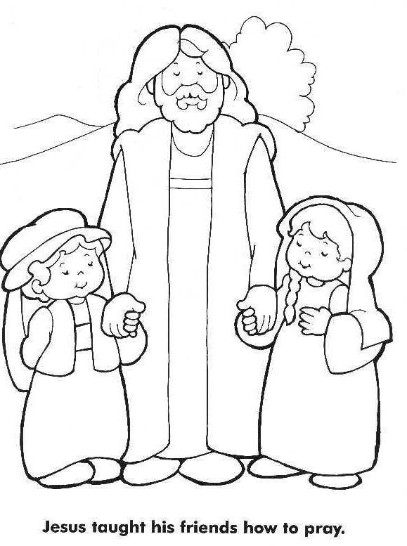 Jesus Loves The Children Coloring Pages
 Jesus Loves The Little Children Coloring Page