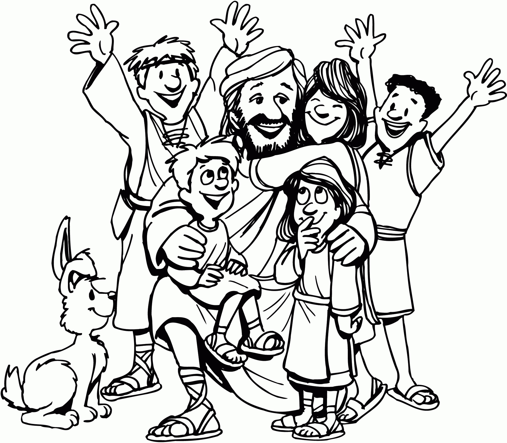 Jesus Loves The Children Coloring Pages
 Jesus Loves The Little Children Coloring Pages Coloring Home