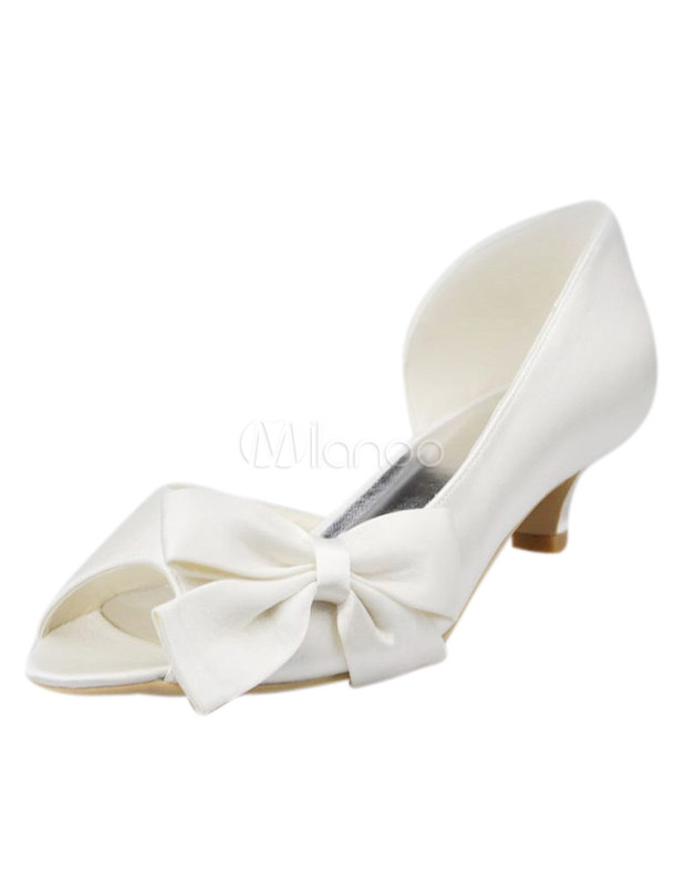 Jjshouse Wedding Shoes
 Stiletto Heel Peep Toe Wedding Shoes Milanoo