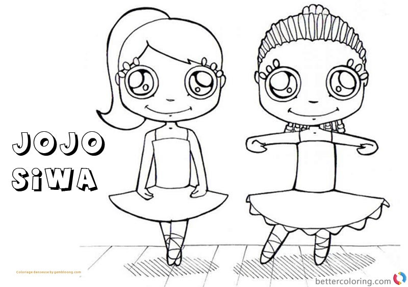 Jojo Siwa Coloring Pages Printable
 Jojo Siwa Coloring Pages with Coloriage Danseuse Free