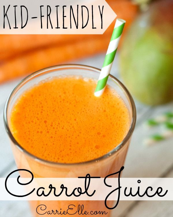 Juicer Recipes For Kids
 Healthy Carrot Juice Recipe for Kids Drinks