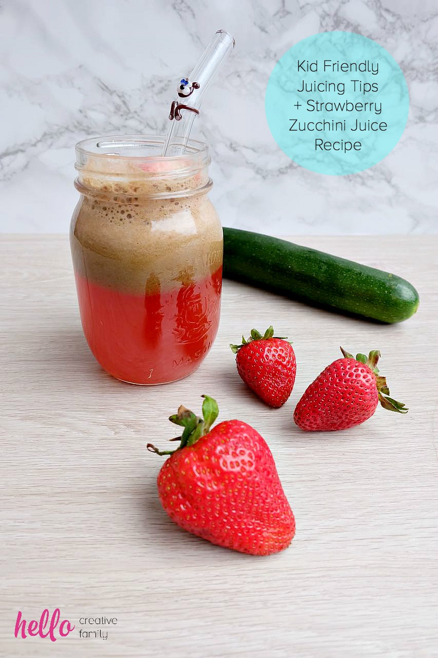 Juicer Recipes For Kids
 Kid Friendly Green Juicing Tips Strawberry Zucchini