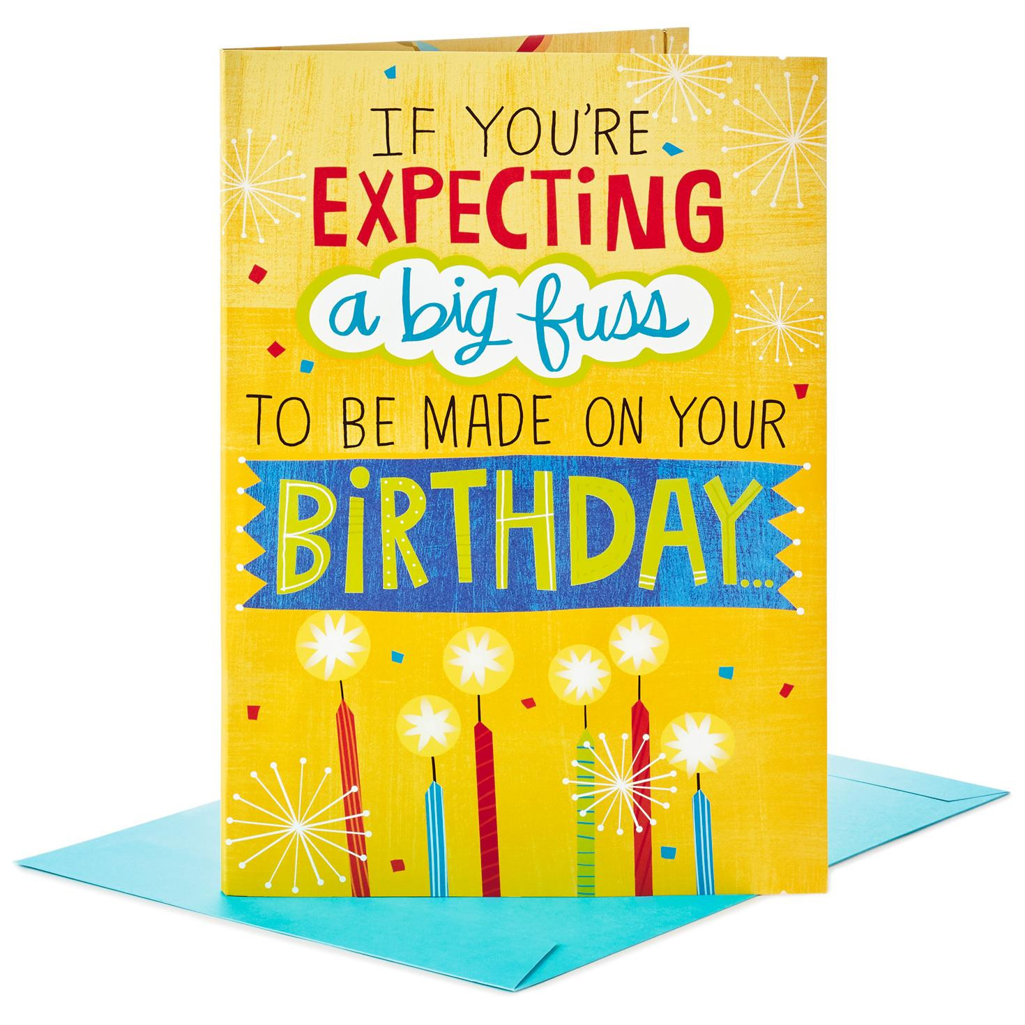 Jumbo Birthday Cards
 Make a Fuss Cake Decoration Jumbo Birthday Card 16