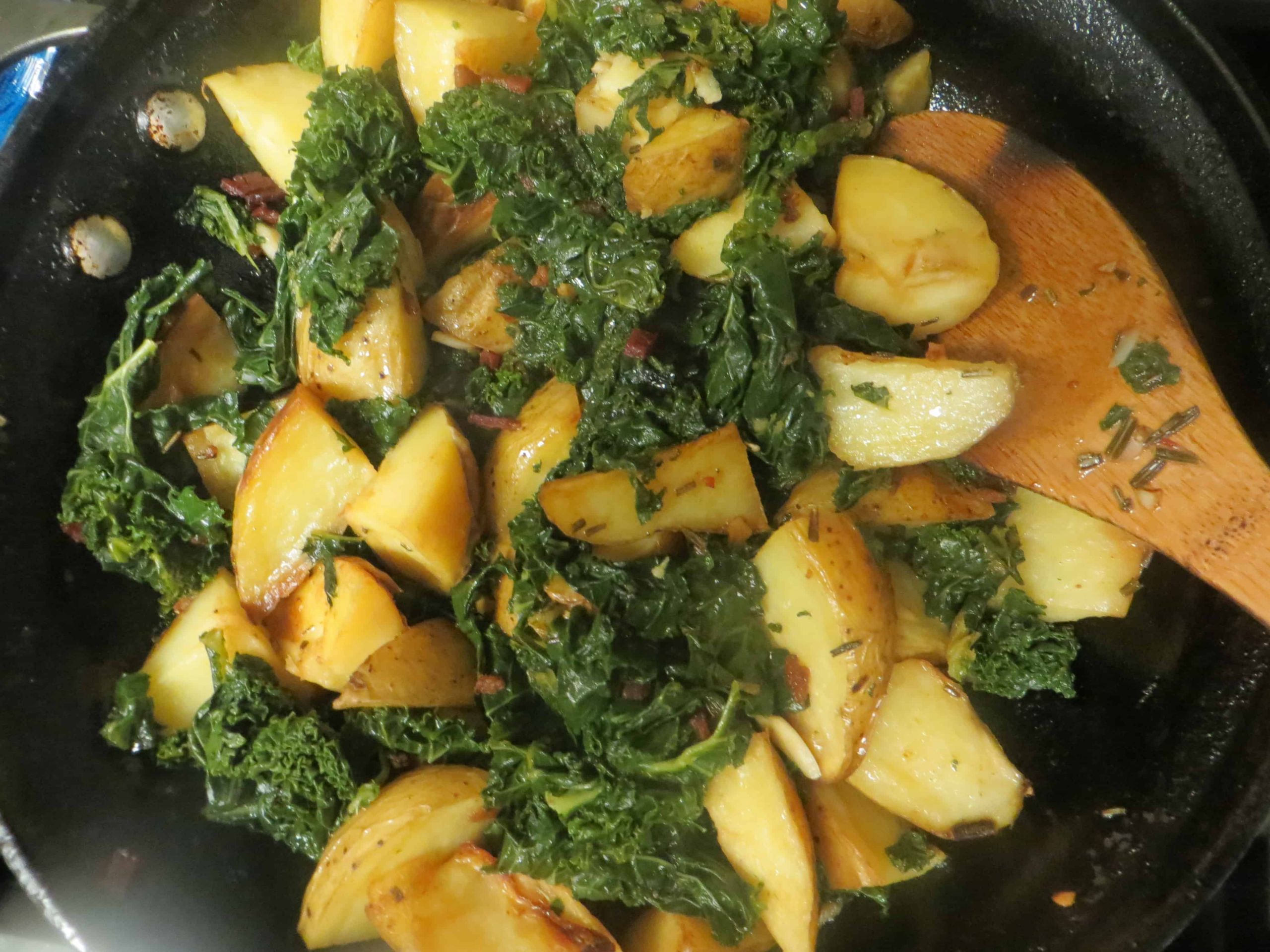 Kale Recipes For Kids
 Family friendly kale potato and bacon dinner