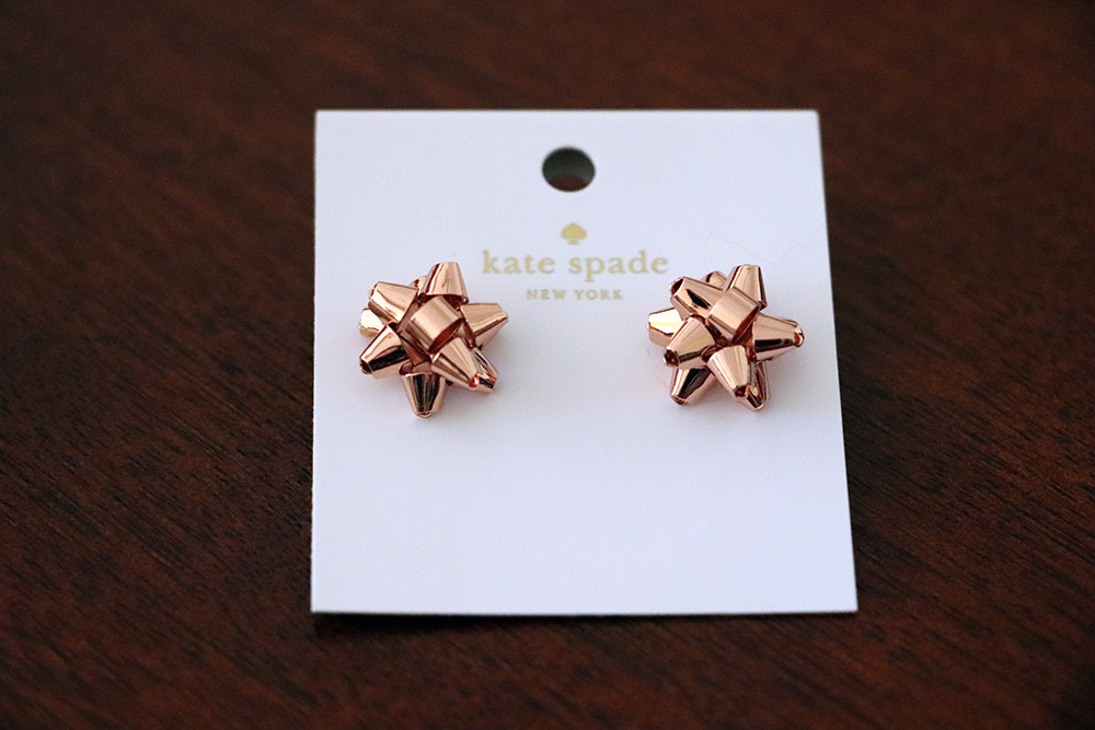 Kate Spade Christmas Bow Earrings
 5 000 000 Thank Yous