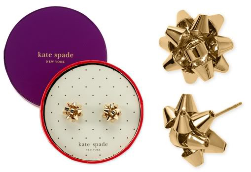 Kate Spade Christmas Bow Earrings
 Repurposed Life Designs Stylish Substitute Kate Spade
